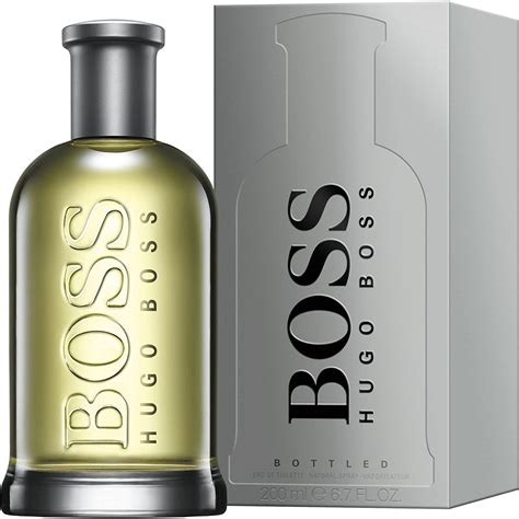 eau de toilette boss bottled 200ml hugo boss